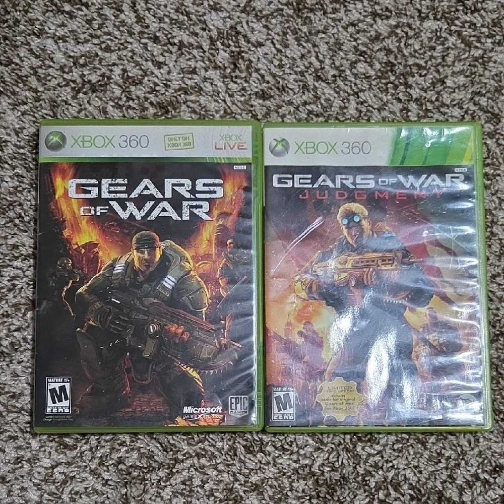 Gears of War And Gears Of War Judgment Xbox 360 Game Set